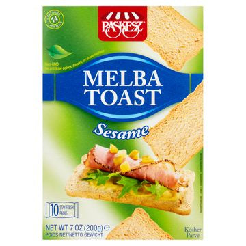Paskesz Melba Toast Sesame