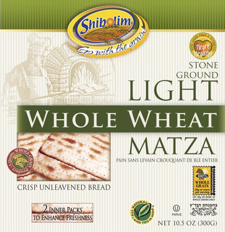 Shibolim Light Whole Wheat Matzo