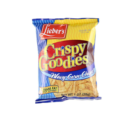 Lieber's, Crispy Goodies Wavy Corn Chips
