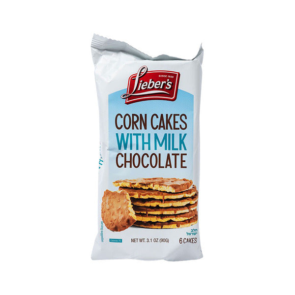 Lieber's Corn Cakes with Milk Chocolate