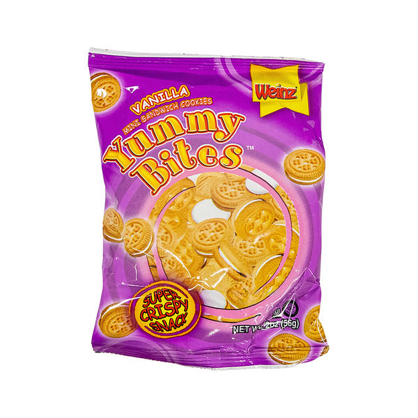 Weinz Yummy Bites Vanilla Mini Sandwich Cookies