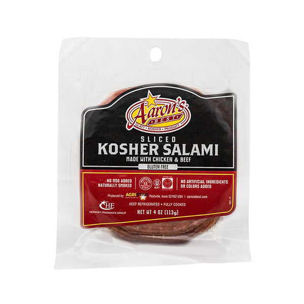 Aaron's Best Sliced Kosher Salami Made With Chicken & Beef