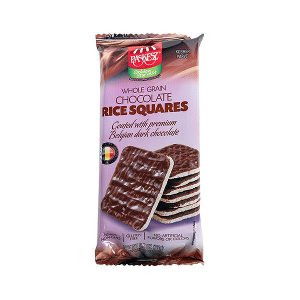 Paskesz Candy Company Rice Squares, Whole Grain, Chocolate
  Paskesz Candy Company Rice Squares, Whole Grain, Chocolate