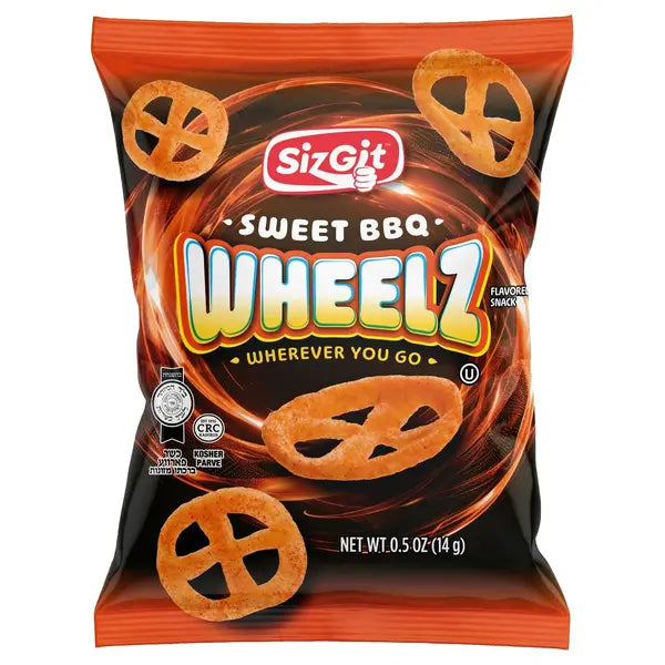 Sizgit Wheelz Sweet BBQ Snack