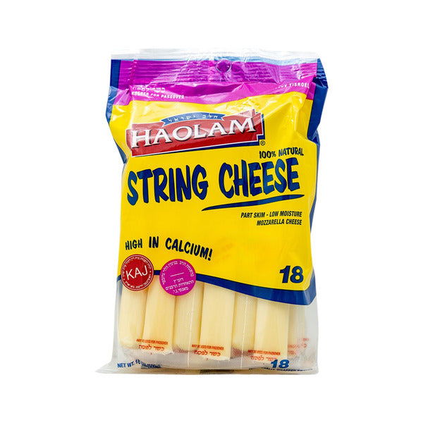 Haolam Part Skim Low Moisture Mozzarella String Cheese