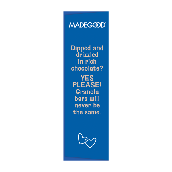 MadeGood Vanilla Chocolate Drizzled Granola Bars