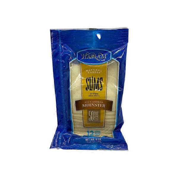 Haolam Oven Smoked Muenster Natural Cheese Slims