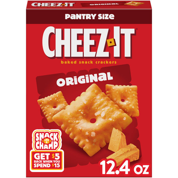 Cheez-It Original Cheese Crackers, Baked Snack Crackers